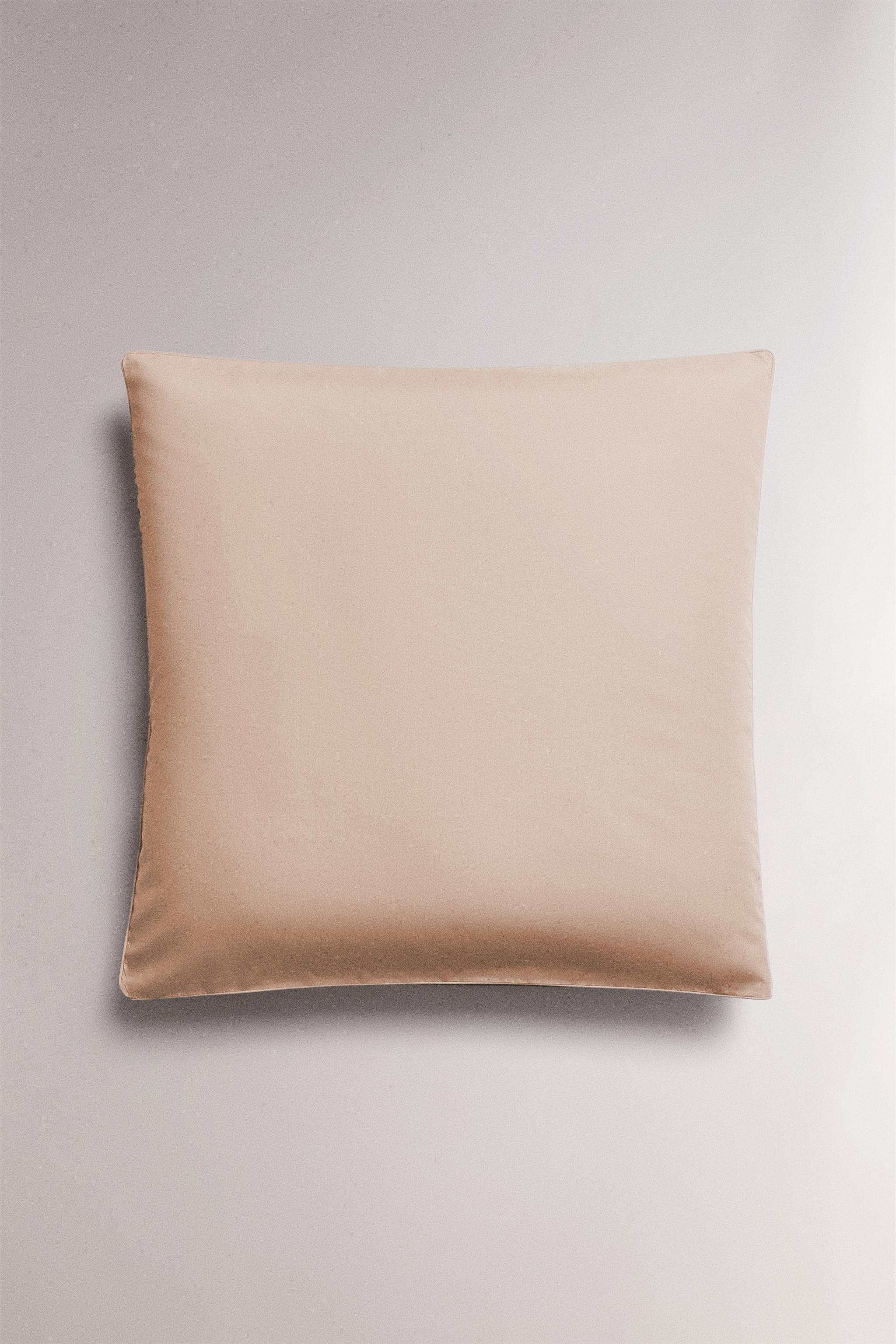COTTON PERCALE PILLOWCASE (300 THREAD COUNT) — Pink