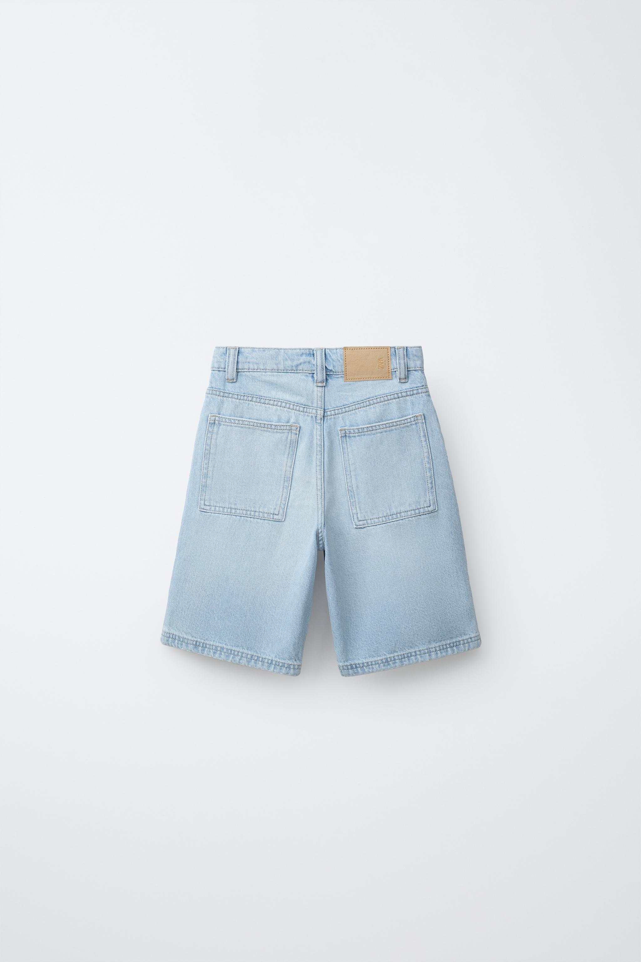 BERMUDA EN JEAN RELAXED BAGGY