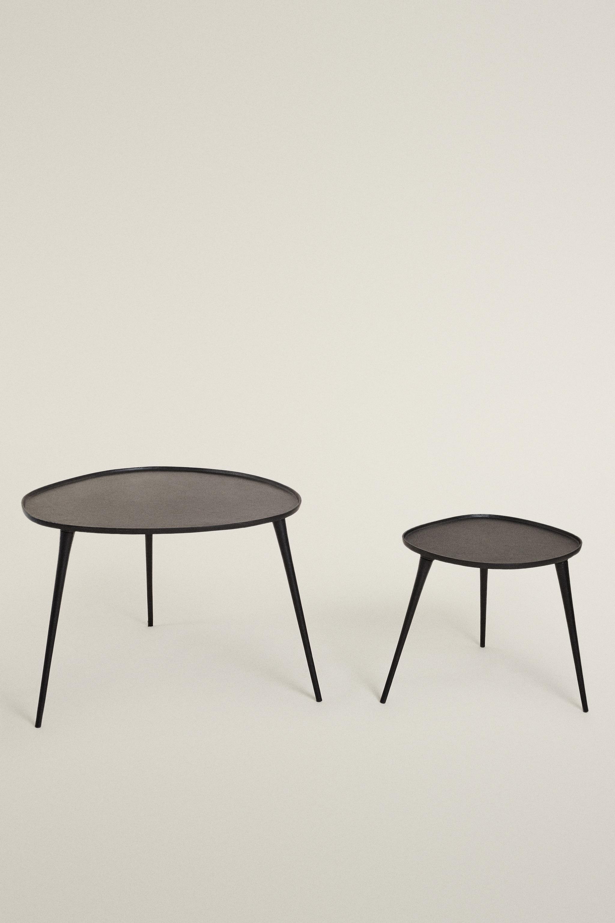 METALLIC SIDE TABLE