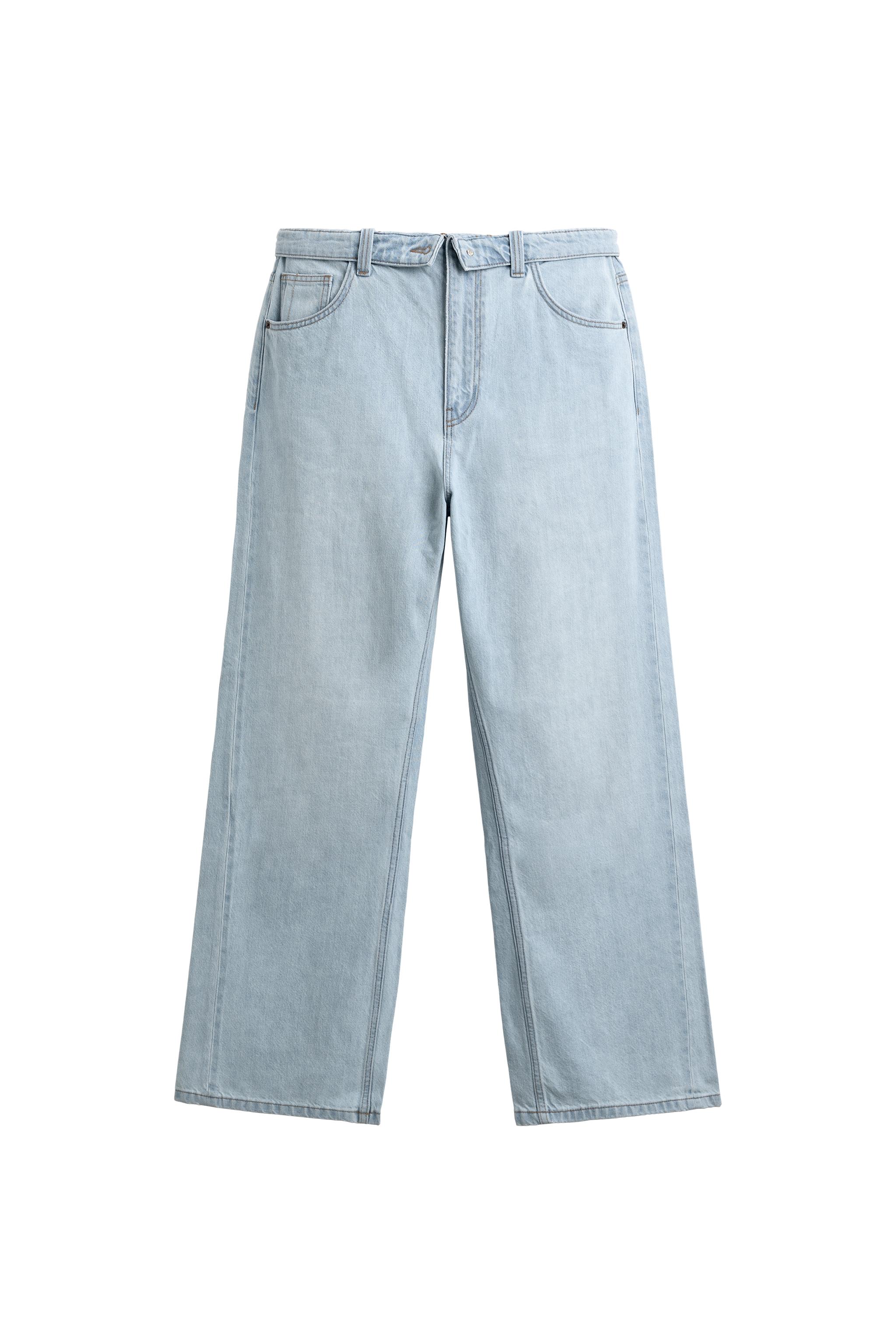 フレアフィットデニムパンツ - ライトブルー | ZARA Japan / 日本