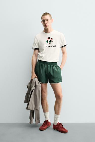 Zara ITALIA 90 FIFA WORLD CUP™ FIFA CLASSICS CONTRAST T-SHIRT - White - Image 0