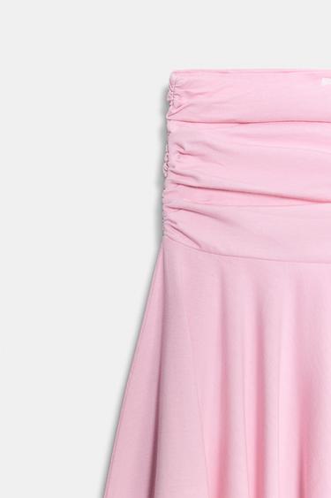 ASYMMETRIC SASH SKIRT - Pink by Zara - Image 9