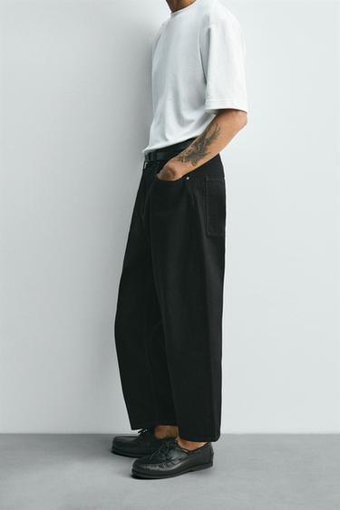 JEAN FUSELÉ LARGE - Noir de Zara - Image 4