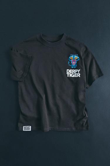 تيشرت KPOP DEMON HUNTERS™ NETFLIX © - رمادي أنثراسايت الخاص بـ Zara