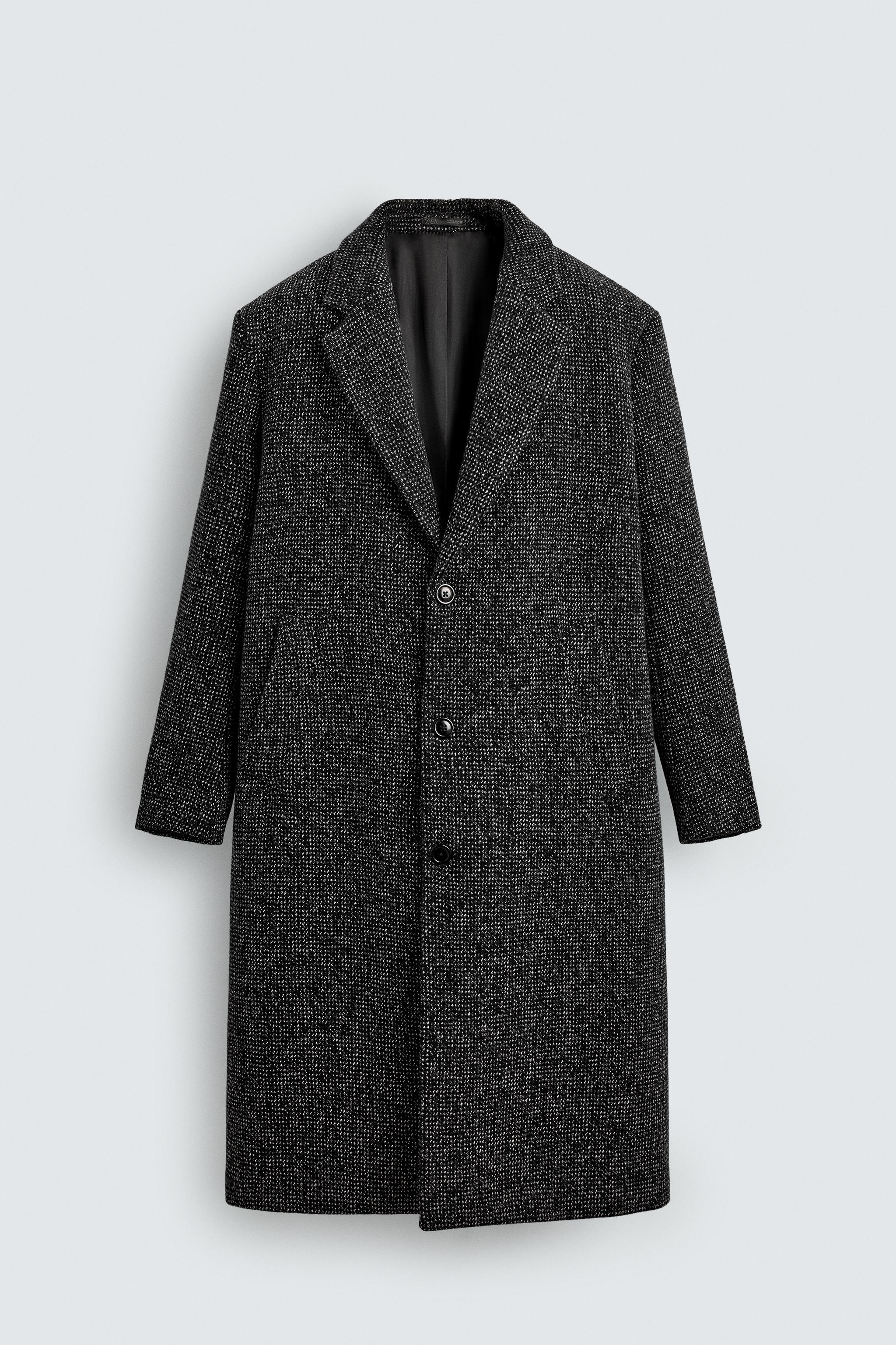 Men's Black Coats and Long Coats | ZARA United States