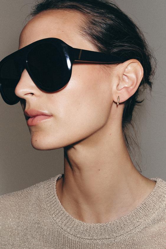 PACK OF SHINY HOOP EARRINGS from Zara - $25.90