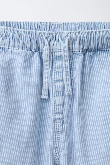 STRIPED JOGGERS - Blue/White by Zara - Image 2