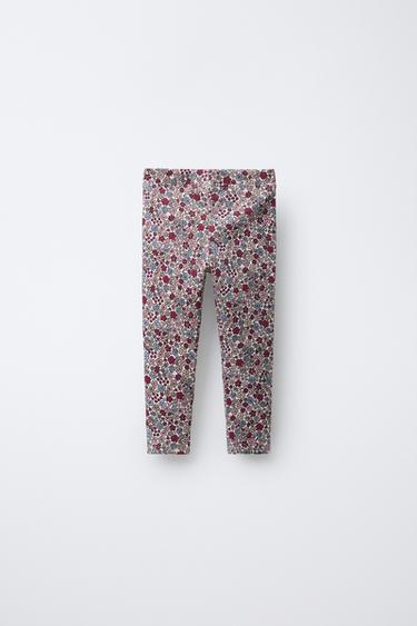 LEGGING CÔTELÉ IMPRIMÉ - Multicolore de Zara - Image 1