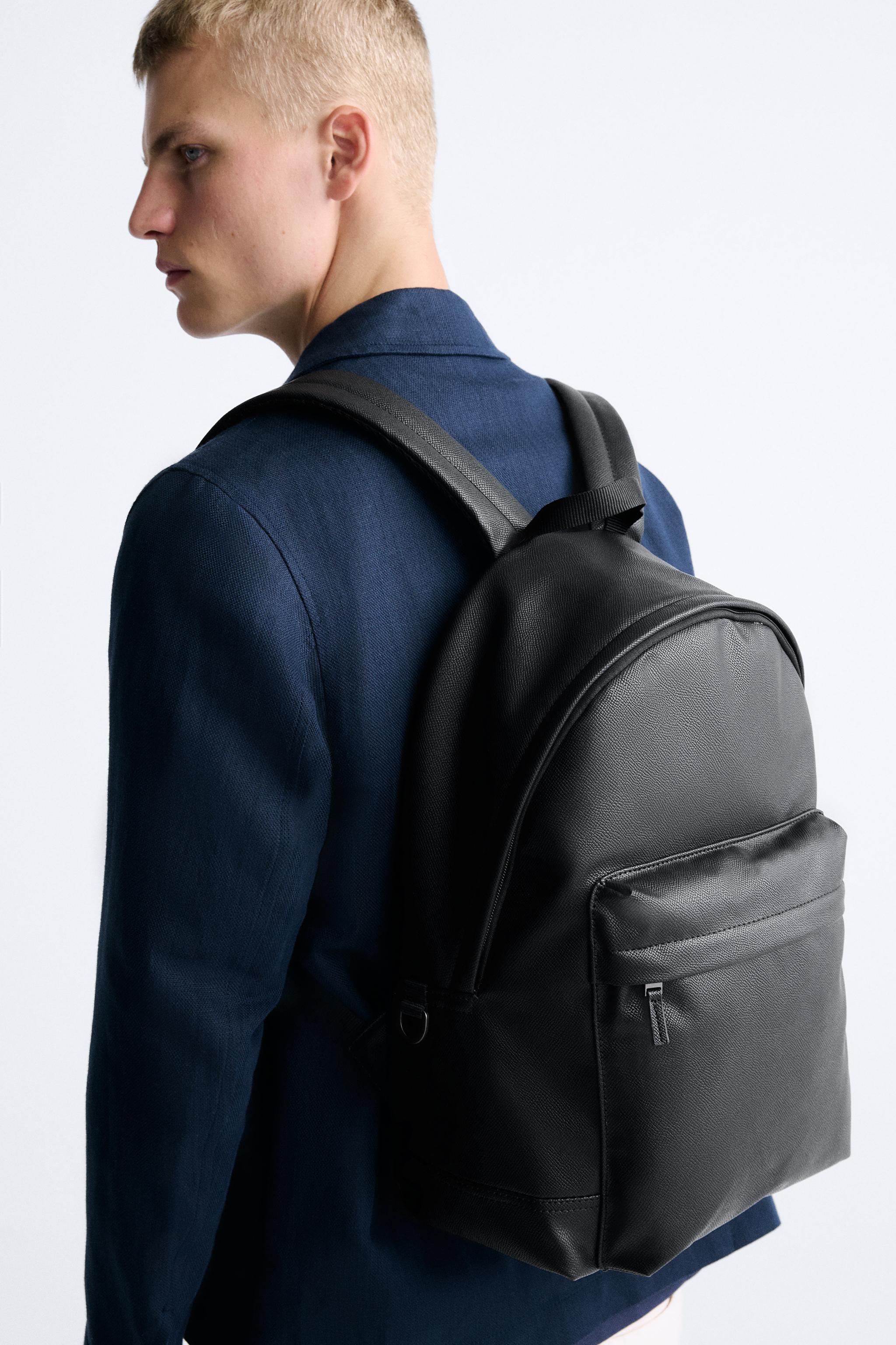 Zara cheap grey backpack