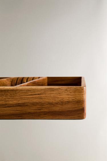 RANGE-COUVERTS EXTENSIBLE BOIS - Beige clair de Zara - Image 3