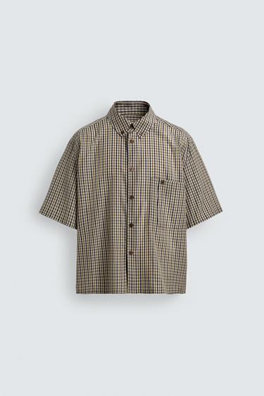 CAMISA CUADROS LIMITED EDITION - Verde de Zara