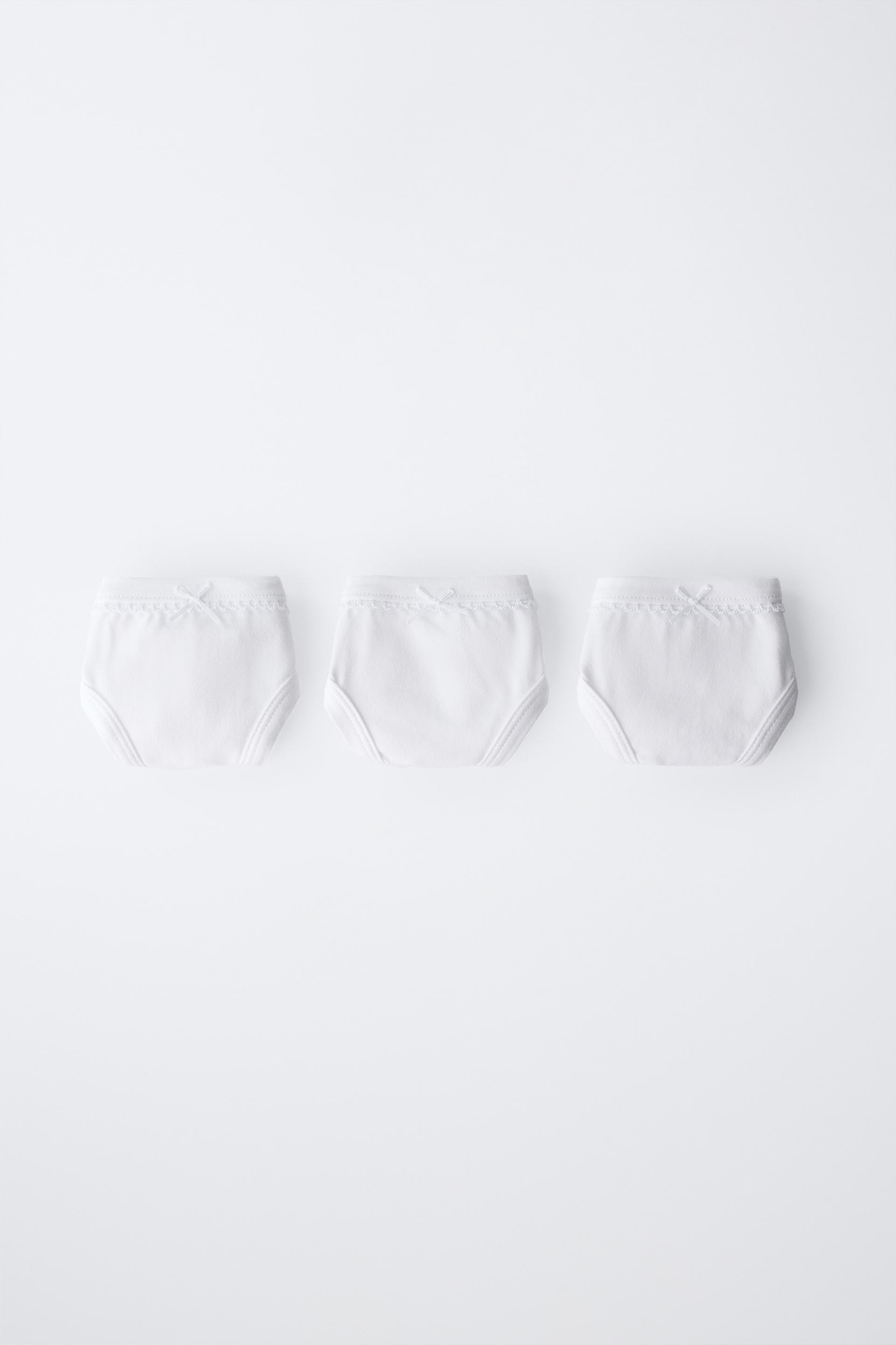1 1/2-6 Years/ Three-Pack Of Plain Briefs