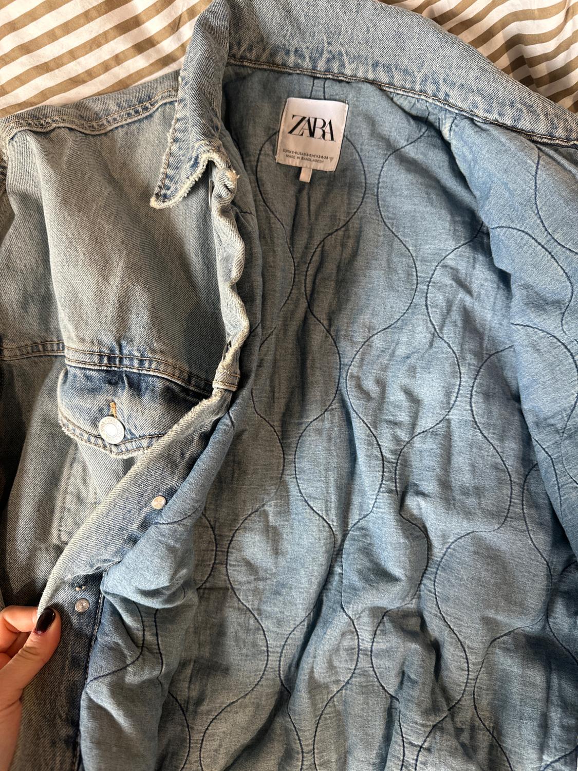 TRF QUILTED DENIM JACKET - Image 2
