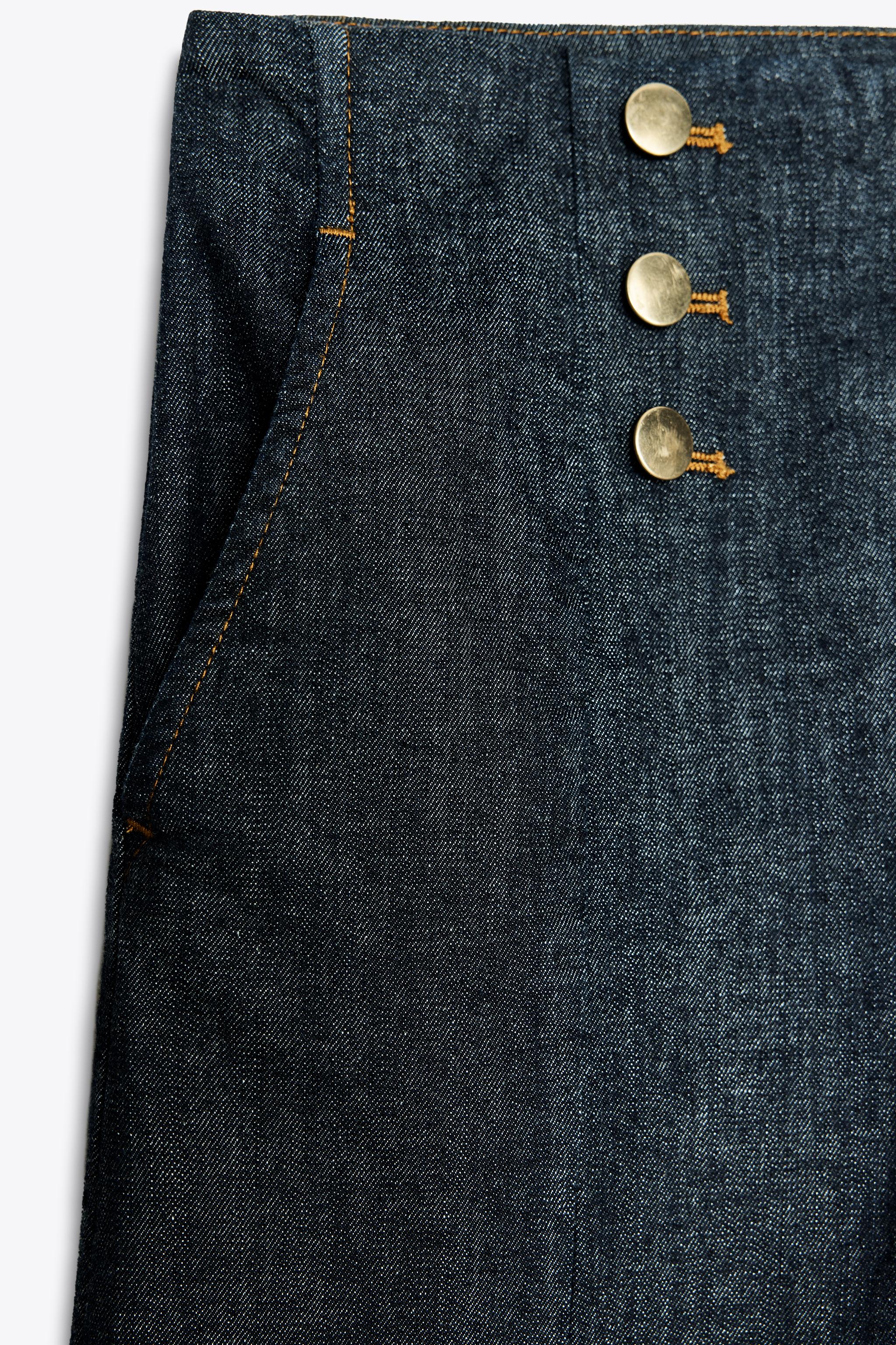 BUTTON CULOTTES - Indigo | ZARA United States