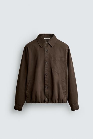 CAZADORA REALXED FIT - Marrón de Zara
