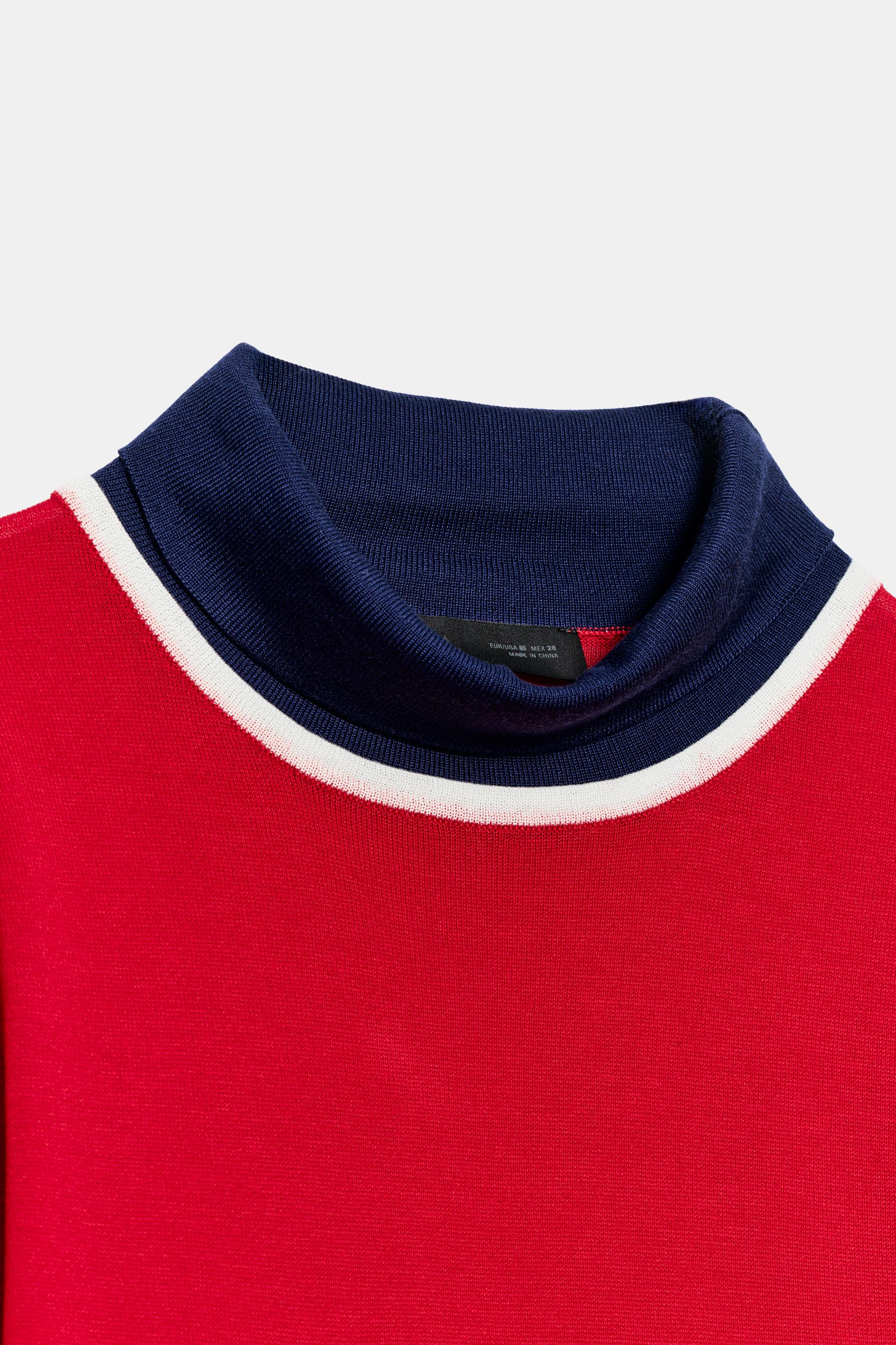 COMBINED KNIT SWEATER