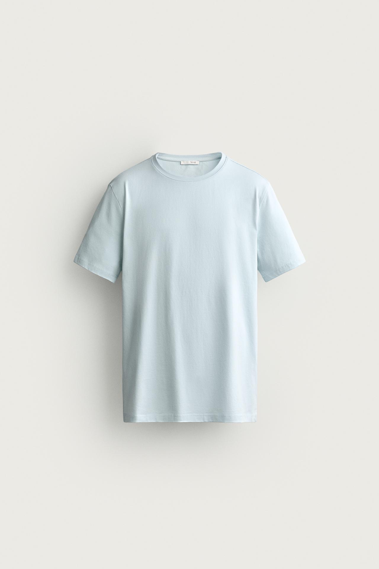 SLIM-FIT T-SHIRT /01 — Light sky blue