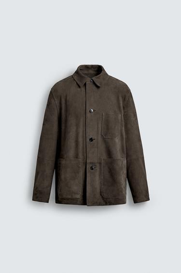 جاكيت جلد مدبوغ LIMITED EDITION - فيسون الخاص بـ Zara