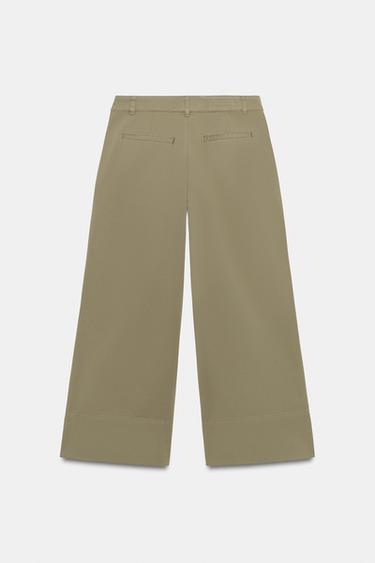 JUPE-CULOTTE Z1975 À POCHES - Kaki de Zara - Image 5