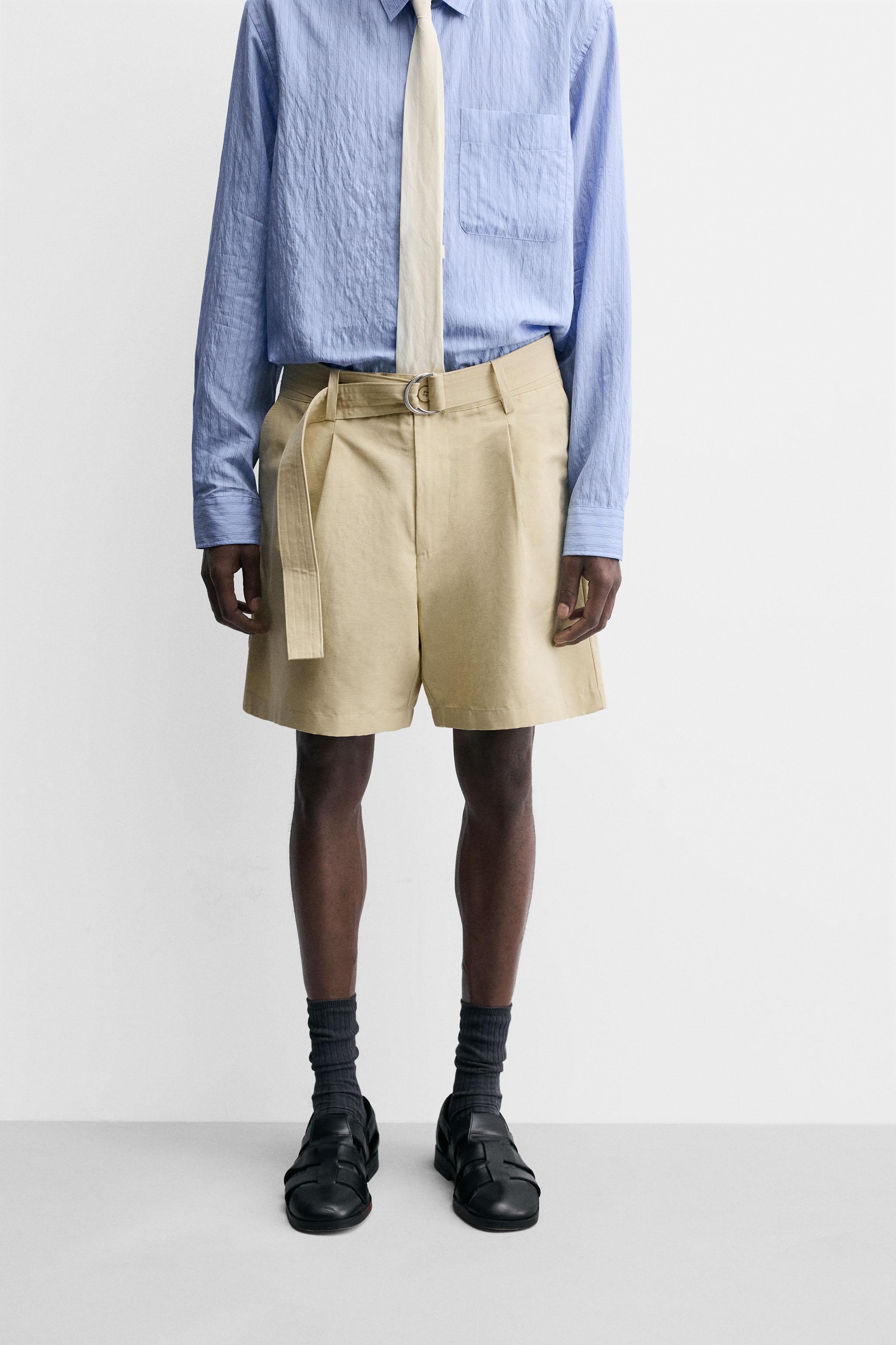 ベージュショートパンツ – メンズ | 最新コレクション | ZARA 日本