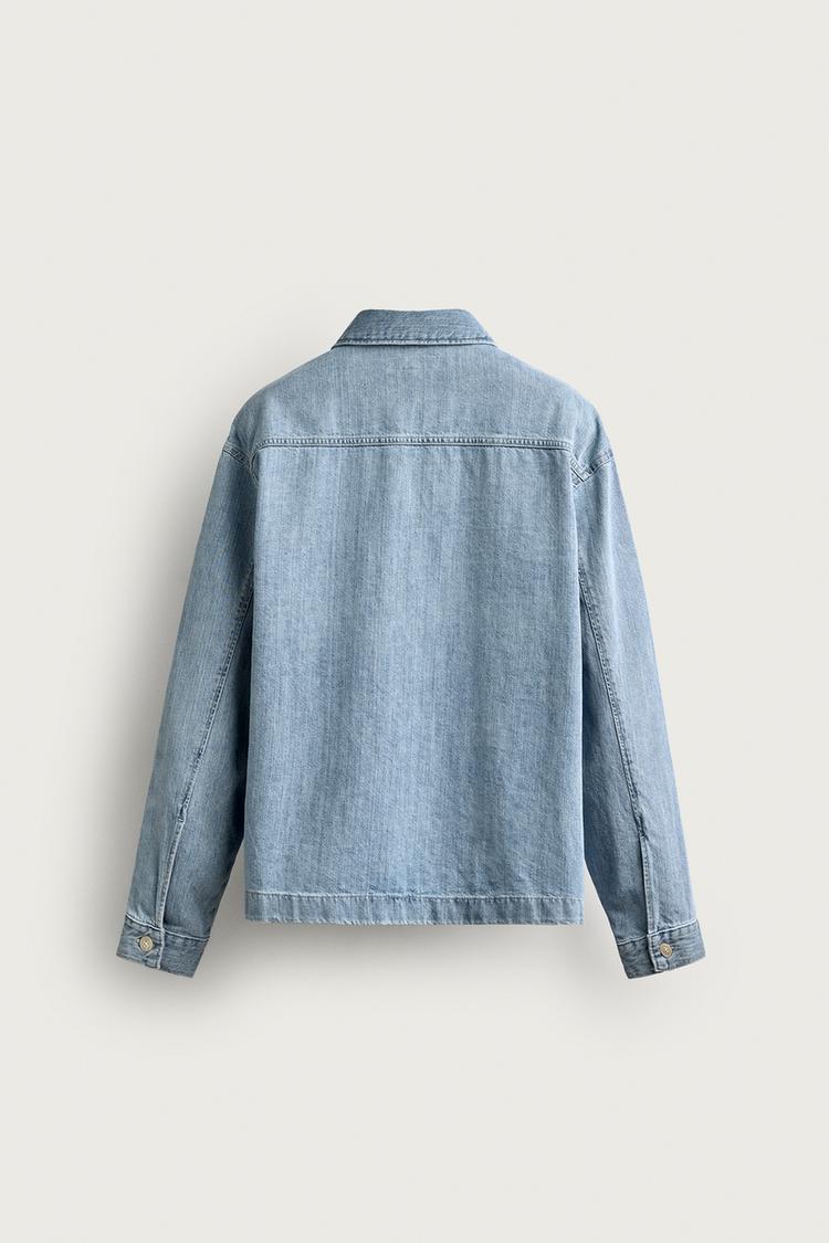 CAMISA DE MEZCLILLA DE AJUSTE HOLGADO 8