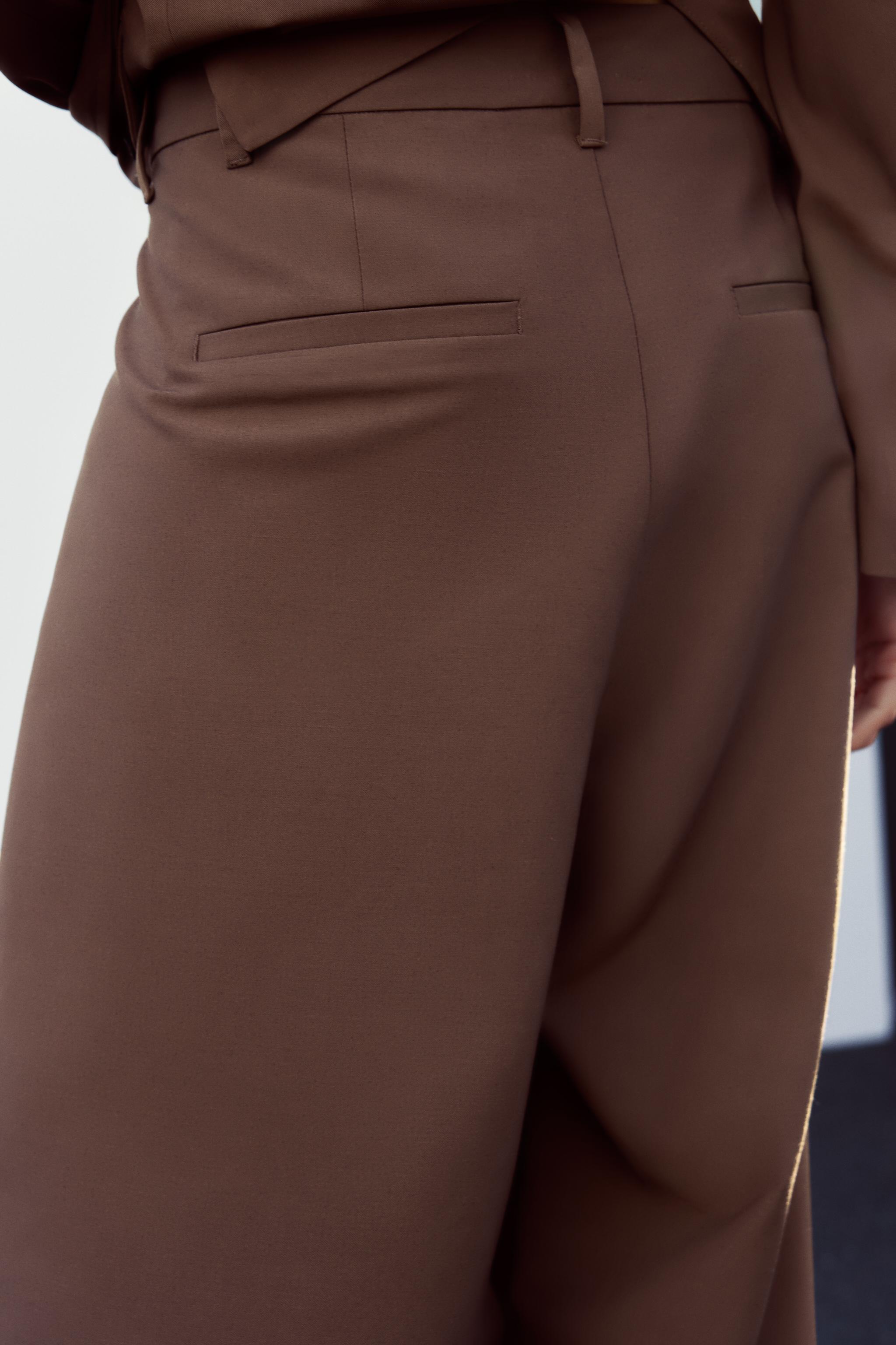 マルチポジションウエストパンツ - ライトミンク | ZARA Japan