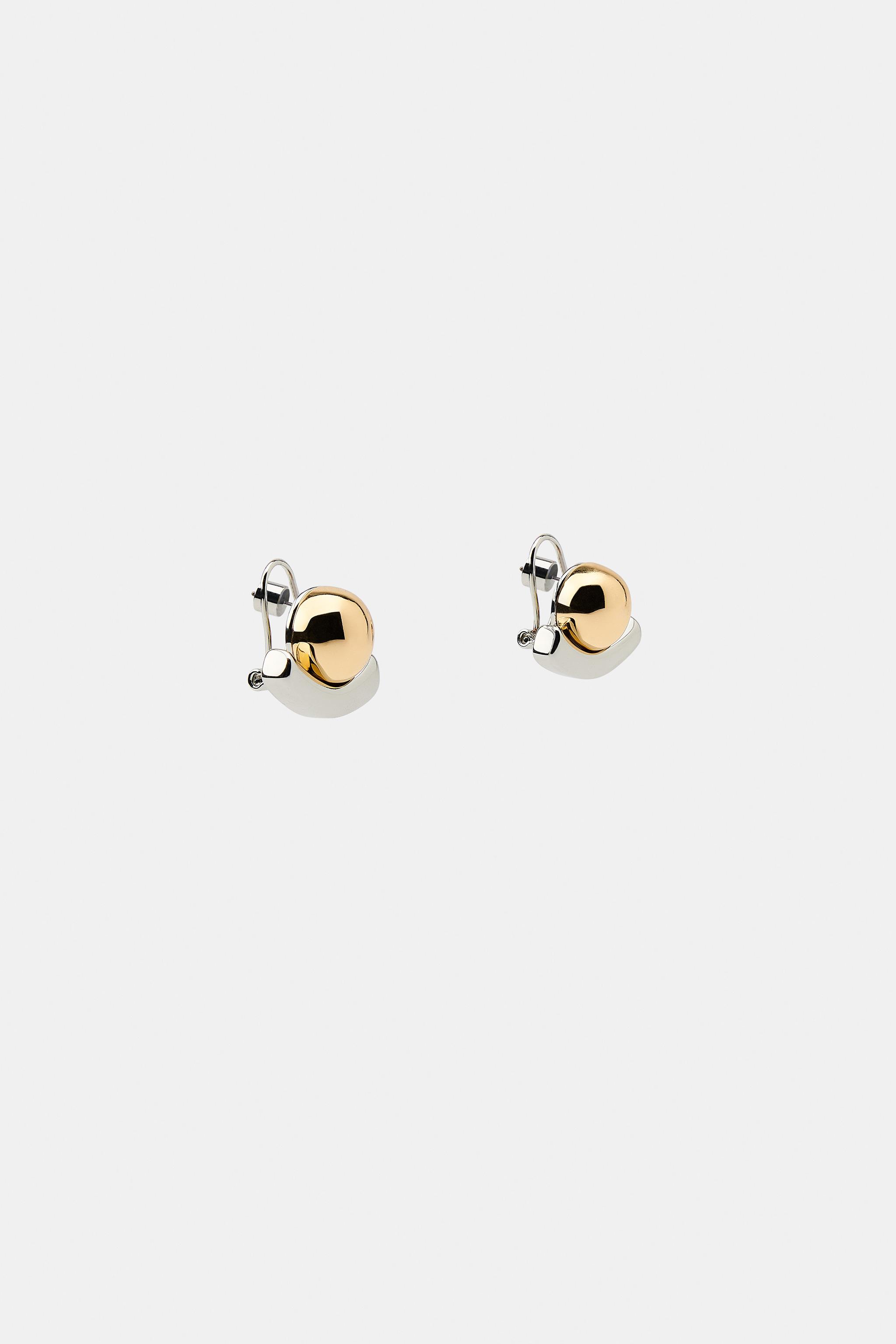 COMBINATION BALL AND STICK EARRINGS