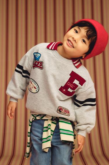 ファインニットビーニー帽レッドZaraのファインニットビーニー帽 - レッド 