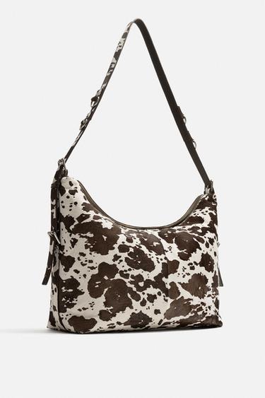ANIMAL PRINT LEATHER TOTE BAG - Multicoloured by Zara - Image 3