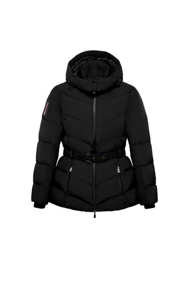 WATER-RESISTANT WINDPROOF RECCO® TECHNOLOGY SKI COLLECTION DOWN JACKET - Black by Zara