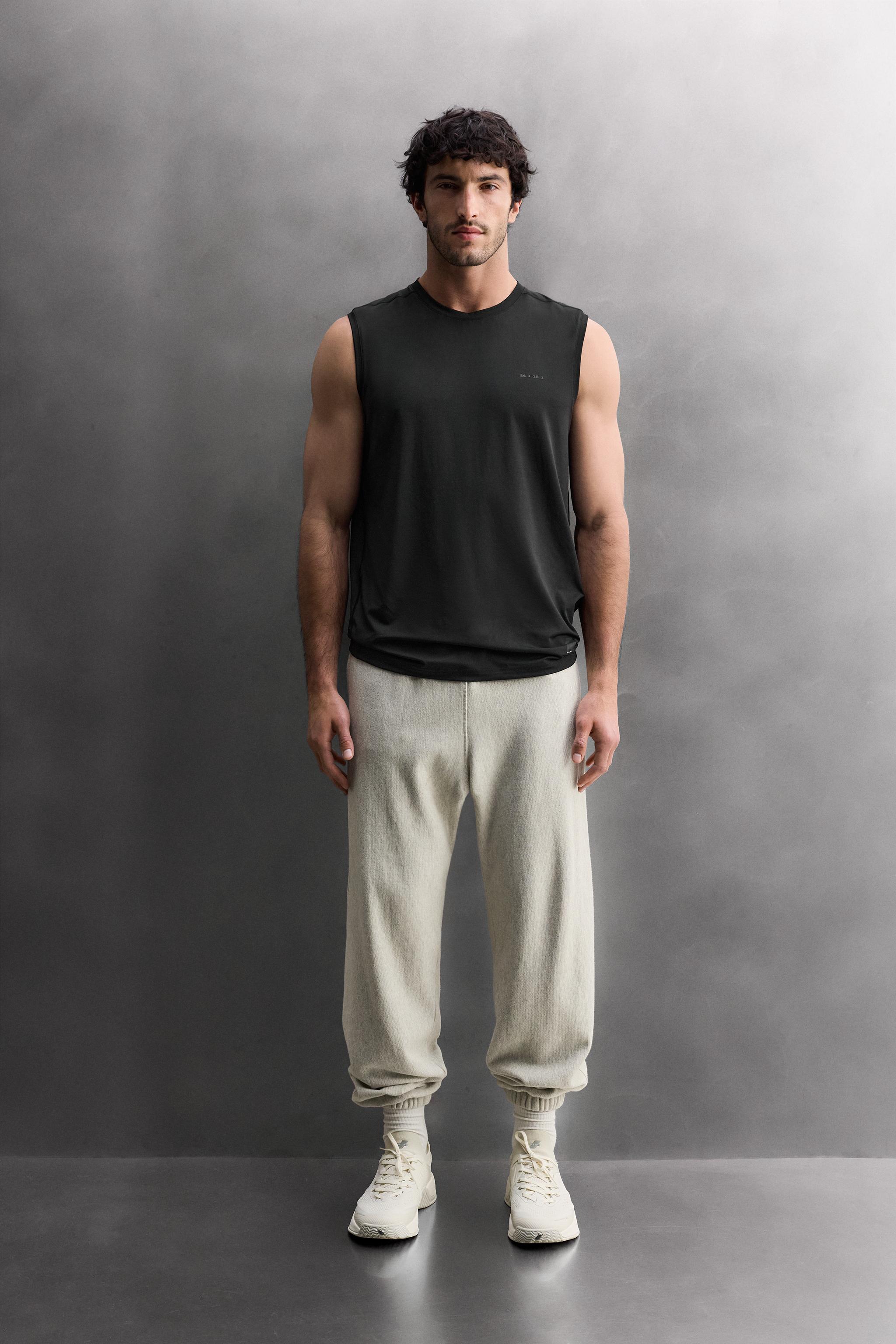 Мужские топы Zara BASIC TECHNICAL TANK TOP