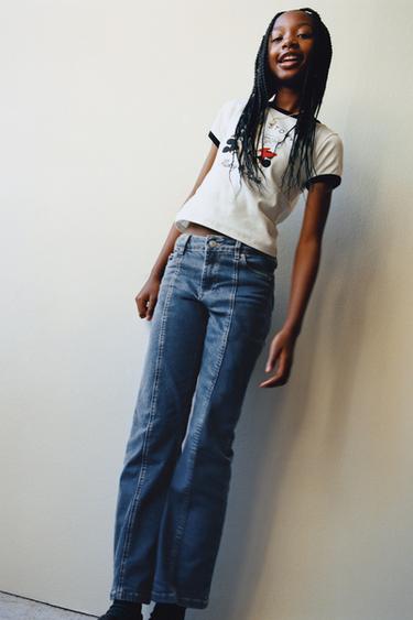 ФУТБОЛКА С КОНТРАСТНЫМИ ДЕТАЛЯМИ MICKEY И MINNIE MOUSE © DISNEY — БЕЛЫЙ от Zara