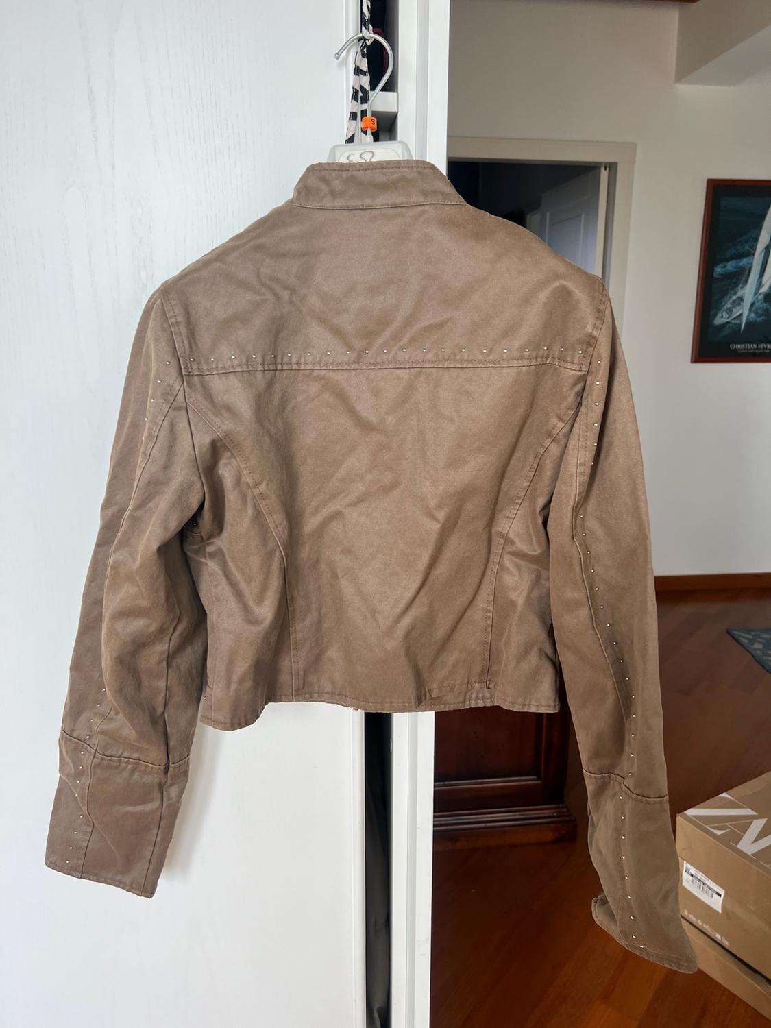WASHED EFFECT STUDDED JACKET - Image 2