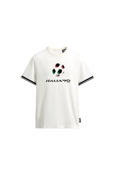 イタリア90 FIFAワールドカップ™ FIFAクラシックTシャツホワイトZaraのイタリア90 FIFAワールドカップ™ FIFAクラシックTシャツ - ホワイト 