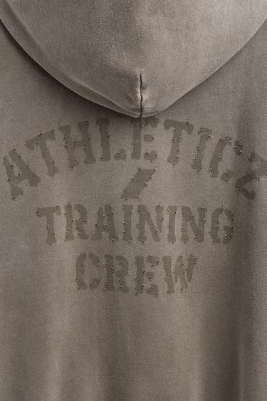 SWEAT DÉLAVÉ RELAXED FIT TRAINING - Marron clair de Zara - Image 10