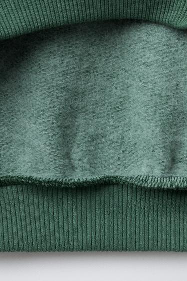 SWEAT AVEC IMPRIMÉ INSCRIPTION - Vert de Zara - Image 3