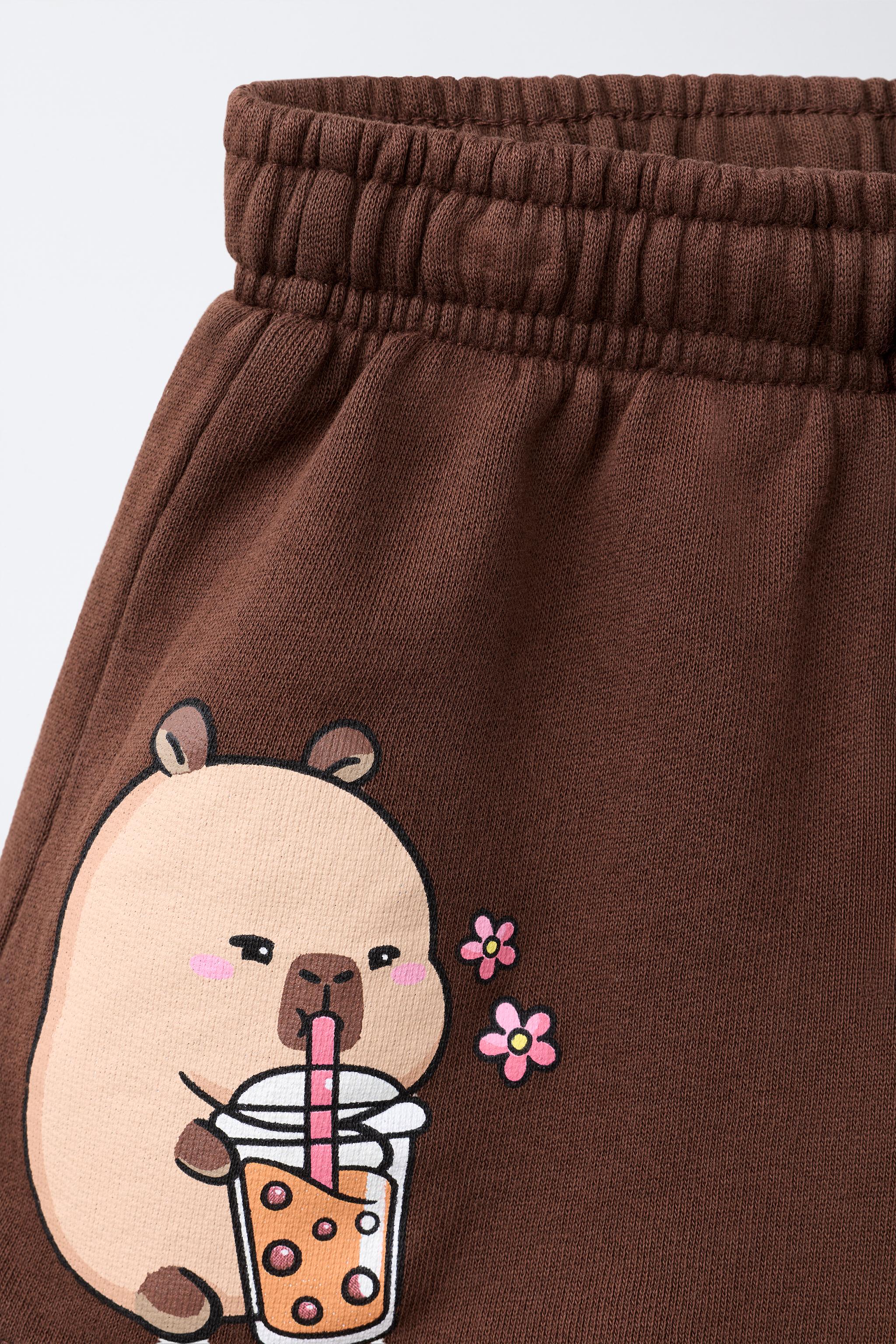 Детские шорты Zara CAPYBARA CAPYFUN © PRINT SHORTS — фото 3