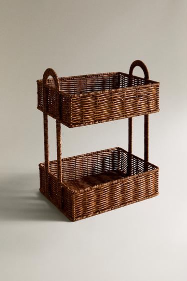 MEUBLE DE RANGEMENT PLASTIQUE - Marron de Zara - Image 0