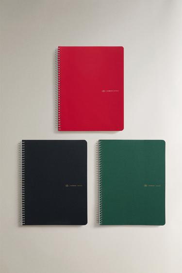 PACK OF A5 NOTEBOOKS (PACK OF 3) - Multicoloured by Zara - Image 0