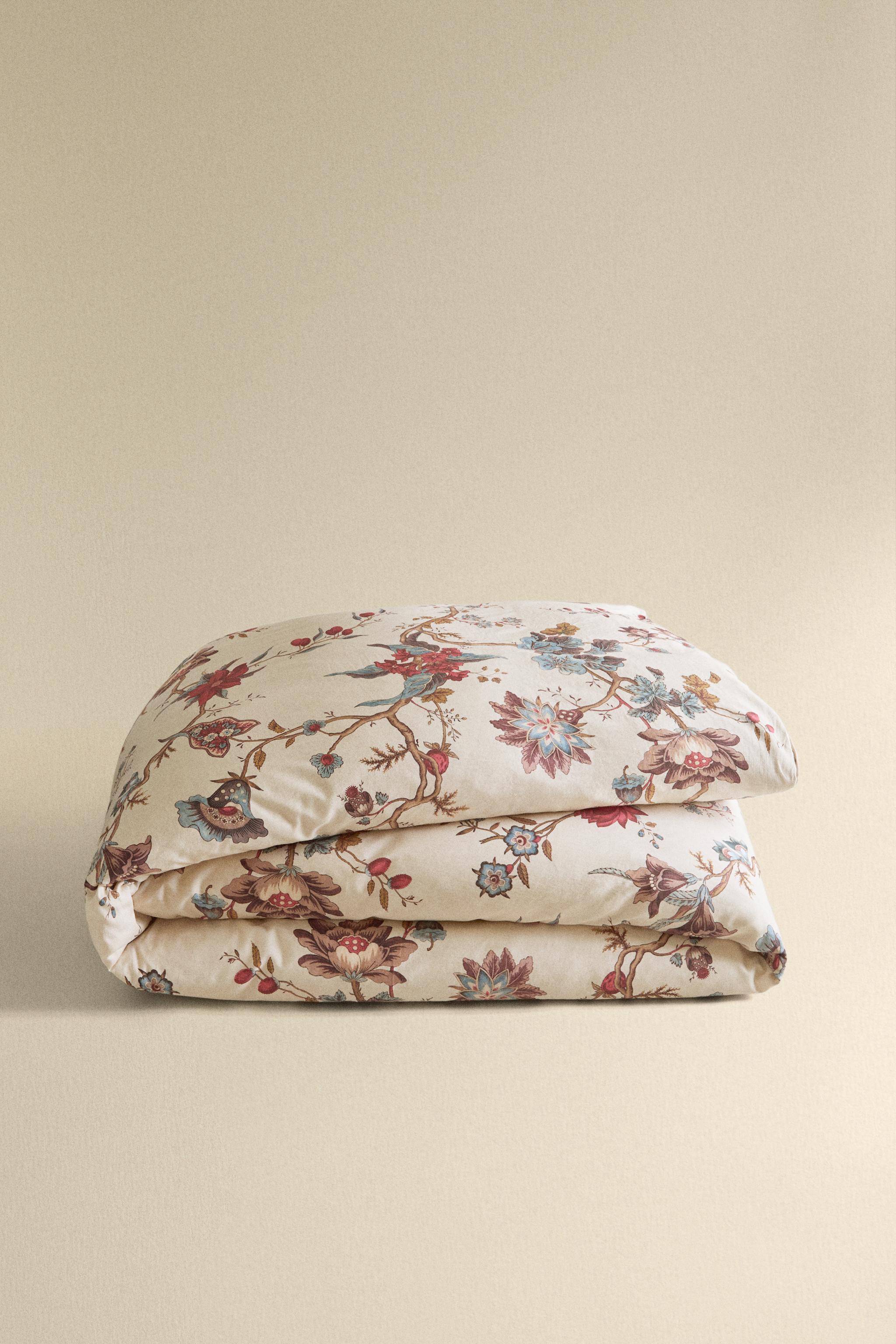 FLORAL SATEEN DUVET COVER | KATHARINE POLE