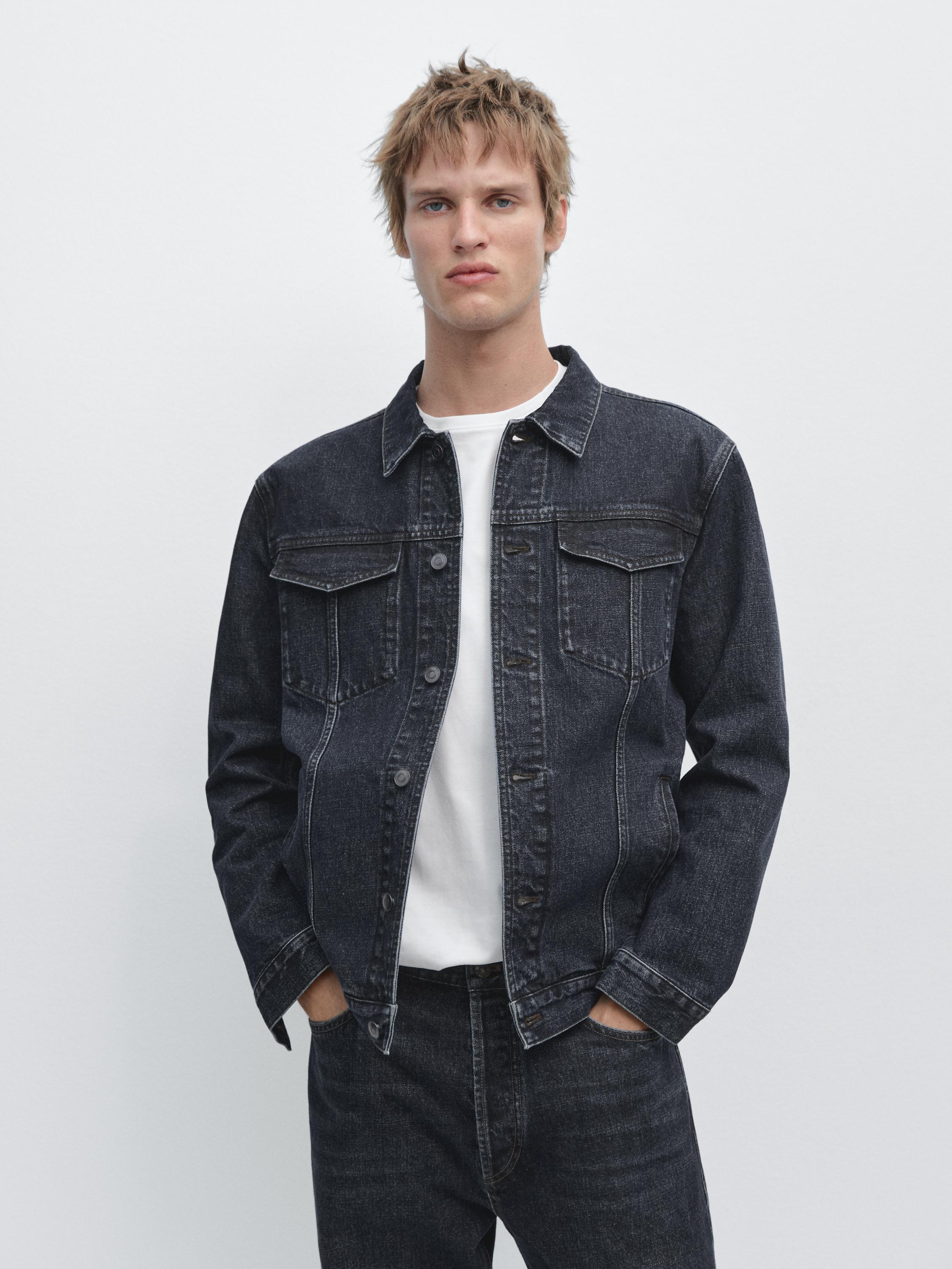Denim trucker jacket