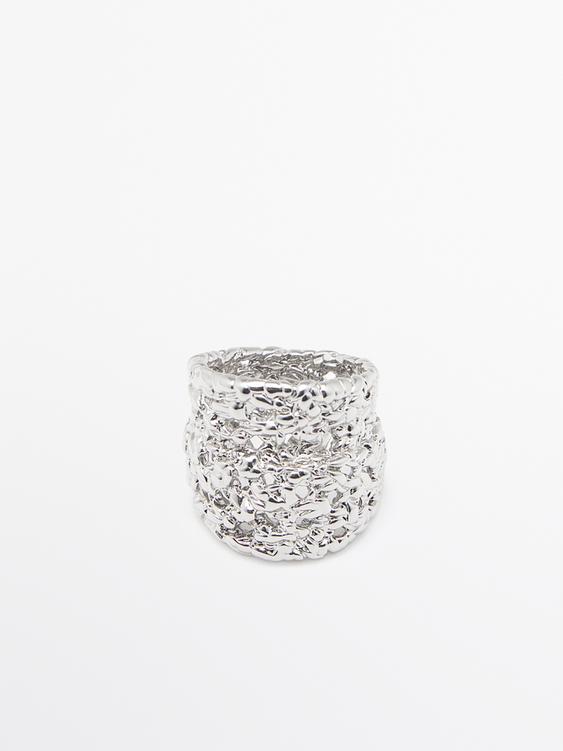 Wide braided ring from Zara - $90