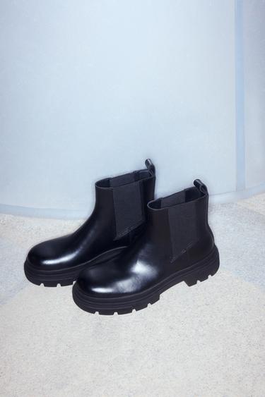 CHUNKY CHELSEA BOOTS - Black by Zara