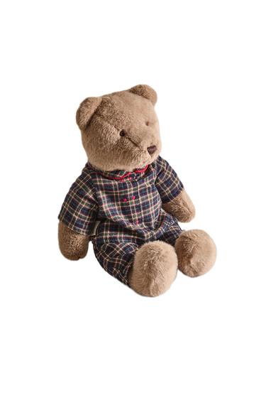 CHILDREN'S CHRISTMAS BEAR SOFT TOY (38 CM) - Brown by Zara
