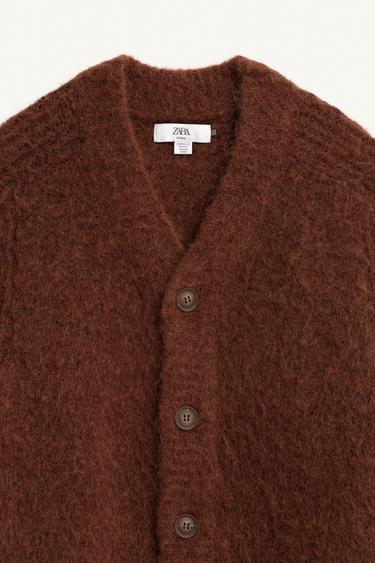 CARDIGAN STRUCTURÉ ÉDITION LIMITÉE - Marron de Zara - Image 7