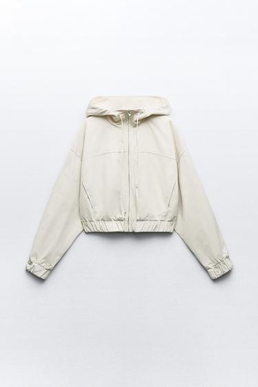 BUNDA CROPPED S KAPUC - pinav bl od Zara