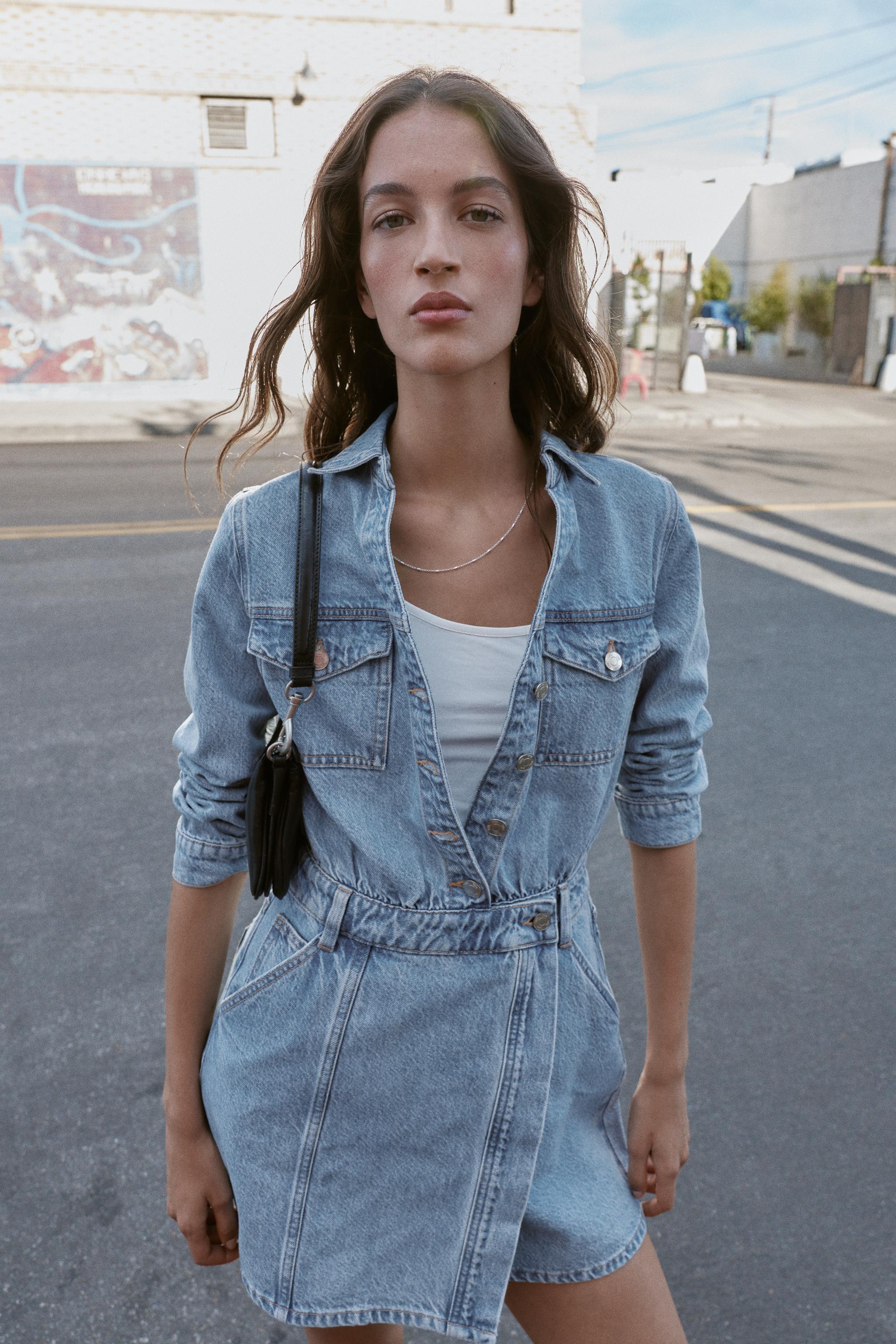 ROBE COURTE EN DENIM Z1975