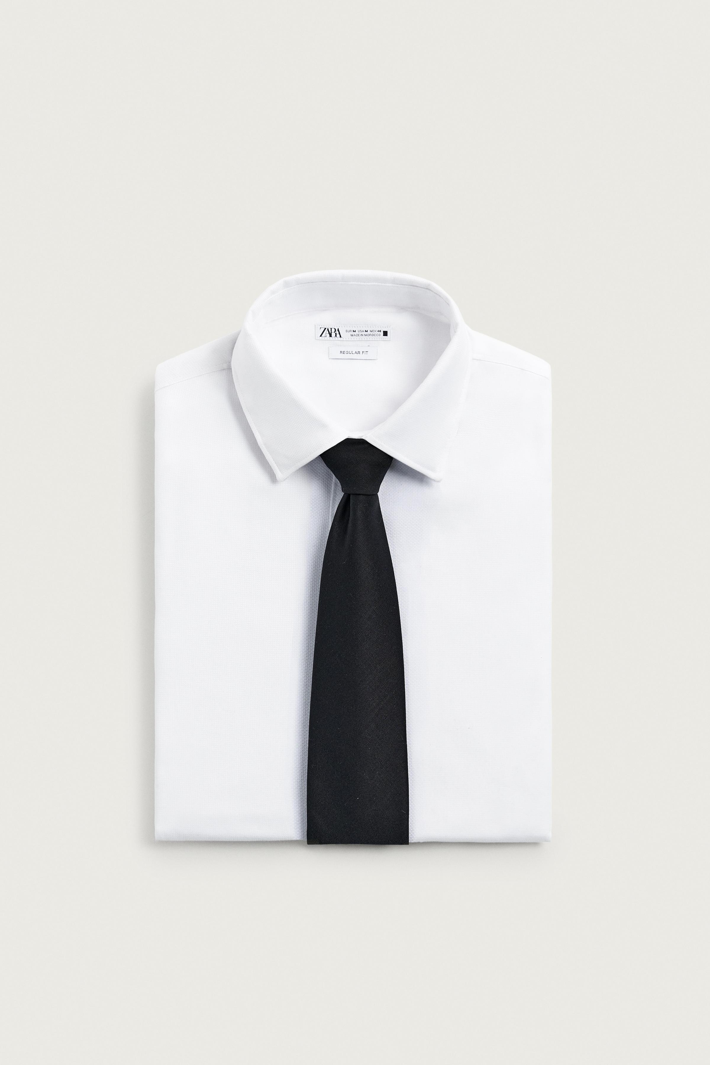 Мужские аксессуары Zara 100% WOOL TIE — фото 4