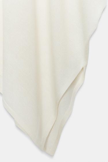 ASYMMETRIC KNIT JUMPER - ecru-white by Zara - Image 8