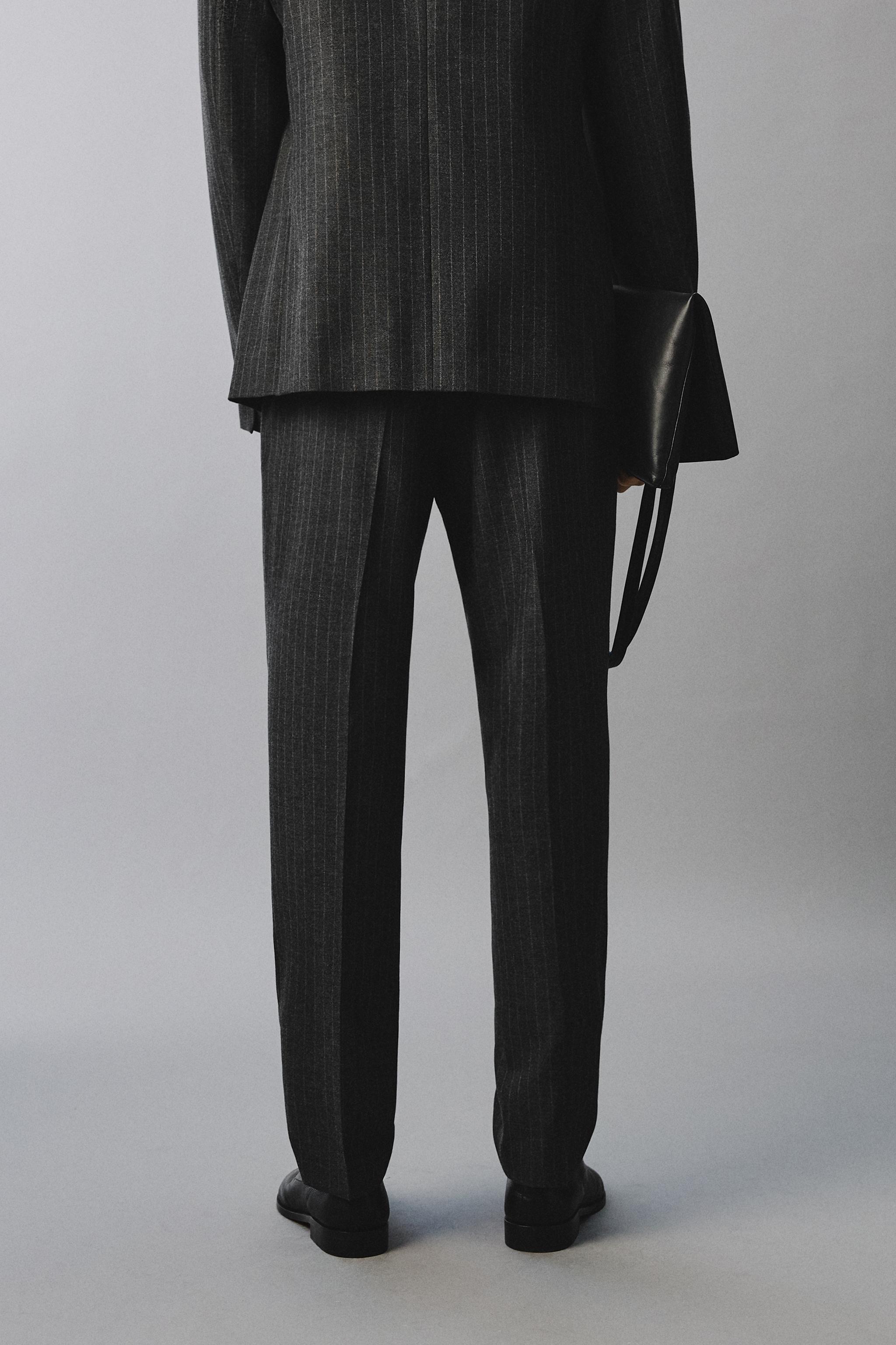PINSTRIPE SUIT PANTS